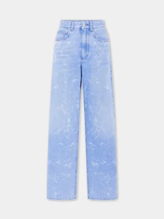 Blugi largi din denim