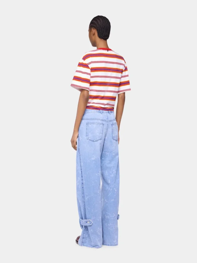 Blugi largi din denim