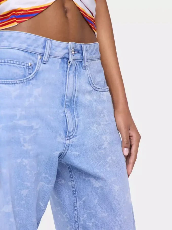 Blugi largi din denim