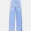 Blugi largi din denim