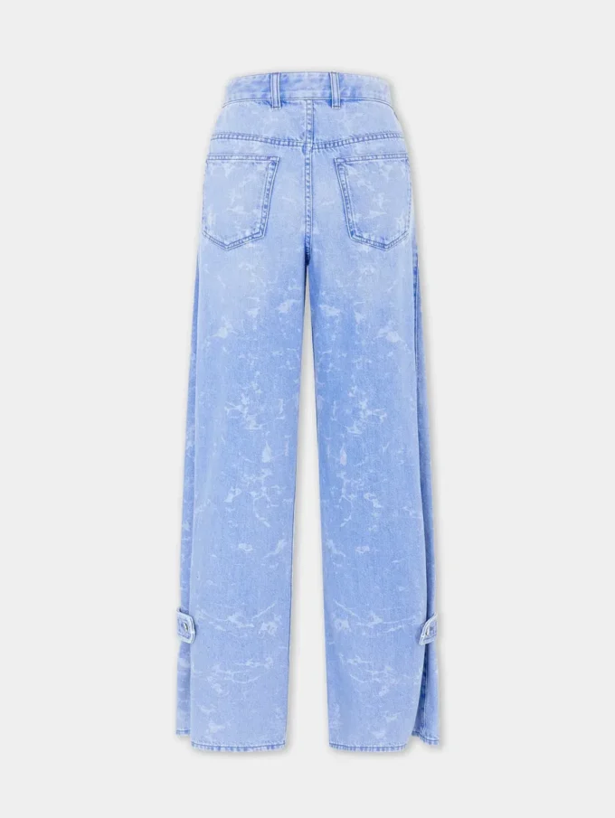 Blugi largi din denim