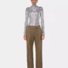 Pantaloni croiți din lână