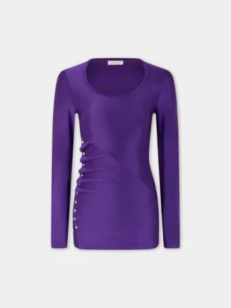 Bluză drapată din jersey