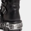 Cizme negre Rabanne x New Rock