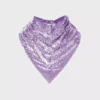 Eșarfă violetă din zale