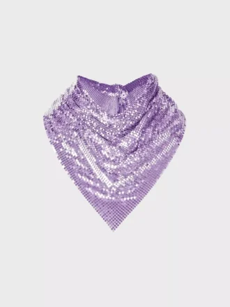 Eșarfă violetă din zale