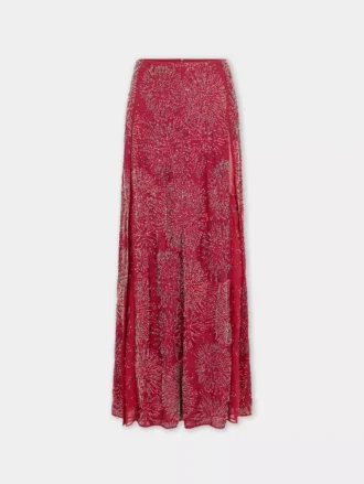 Fustă cu broderie cu perle