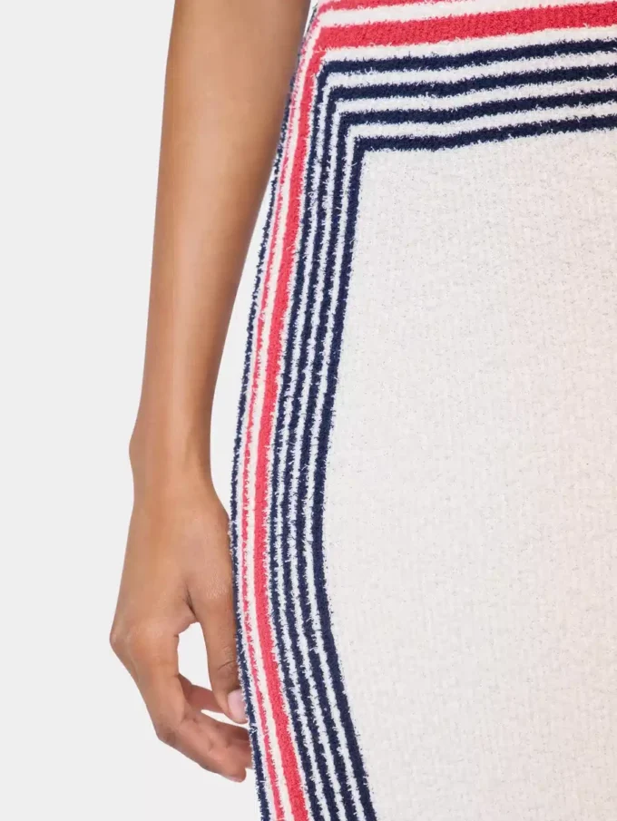 Fustă lungă din tricot terry