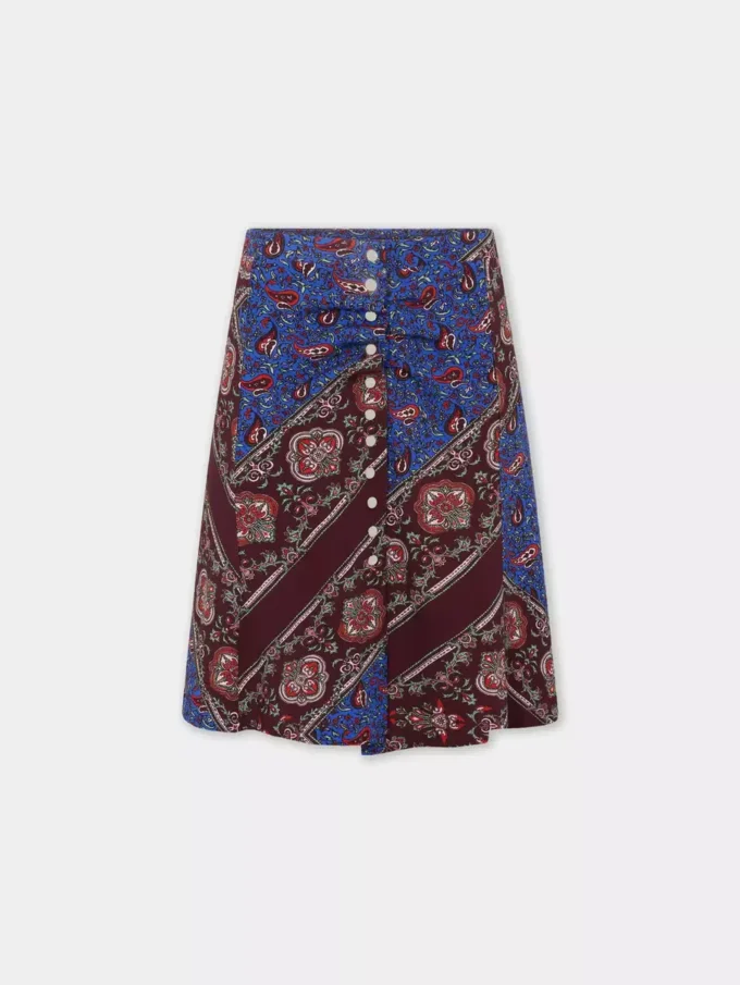 Fustă scurtă circulară din tricou