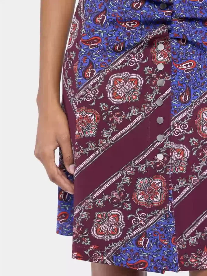 Fustă scurtă circulară din tricou
