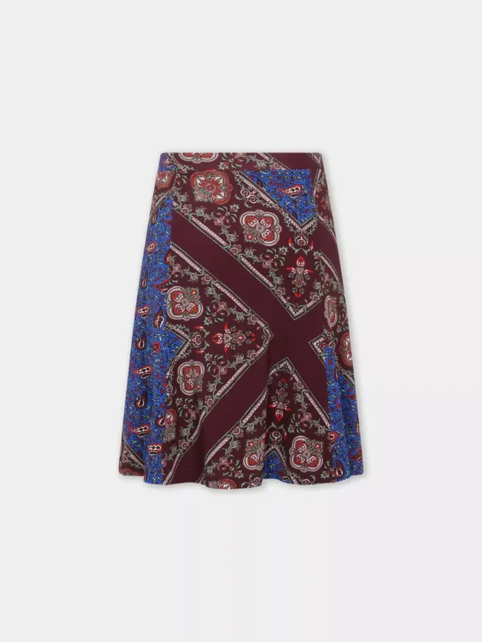Fustă scurtă circulară din tricou