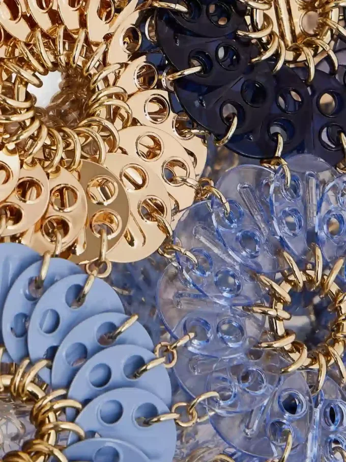 Geantă albastră Flower 1969