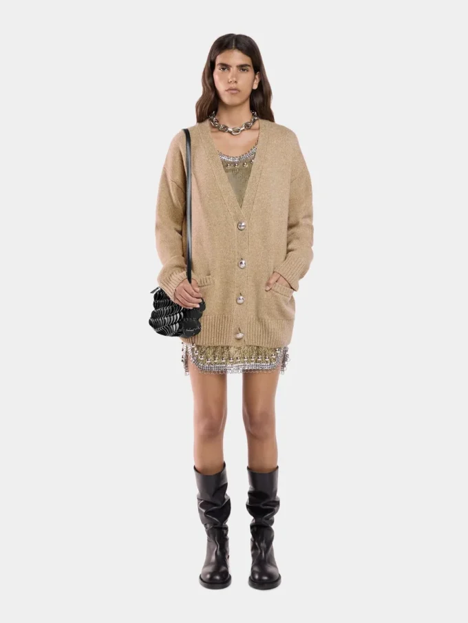 Geantă crossbody din piele neagră Paco