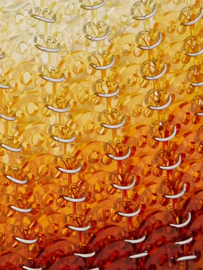 Geantă din rășină cu gradient 1969 Geantă din rășină cu gradient 1969