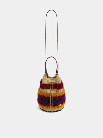 Geantă tip sac din rafie