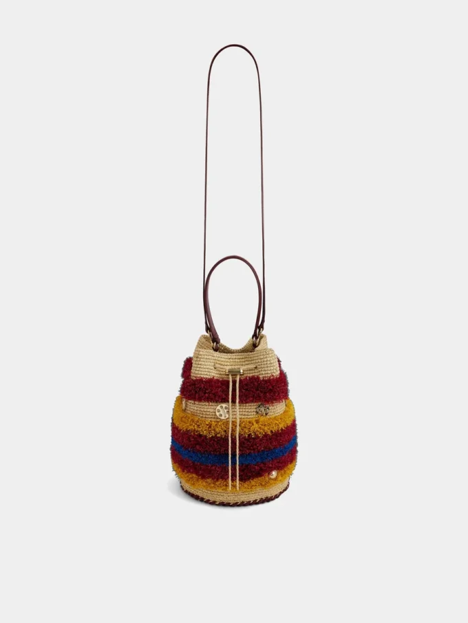 Geantă tip sac din rafie Geantă tip sac din rafie