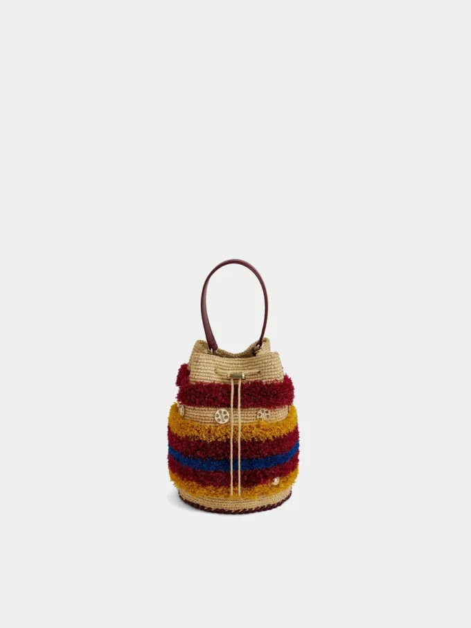 Geantă tip sac din rafie Geantă tip sac din rafie