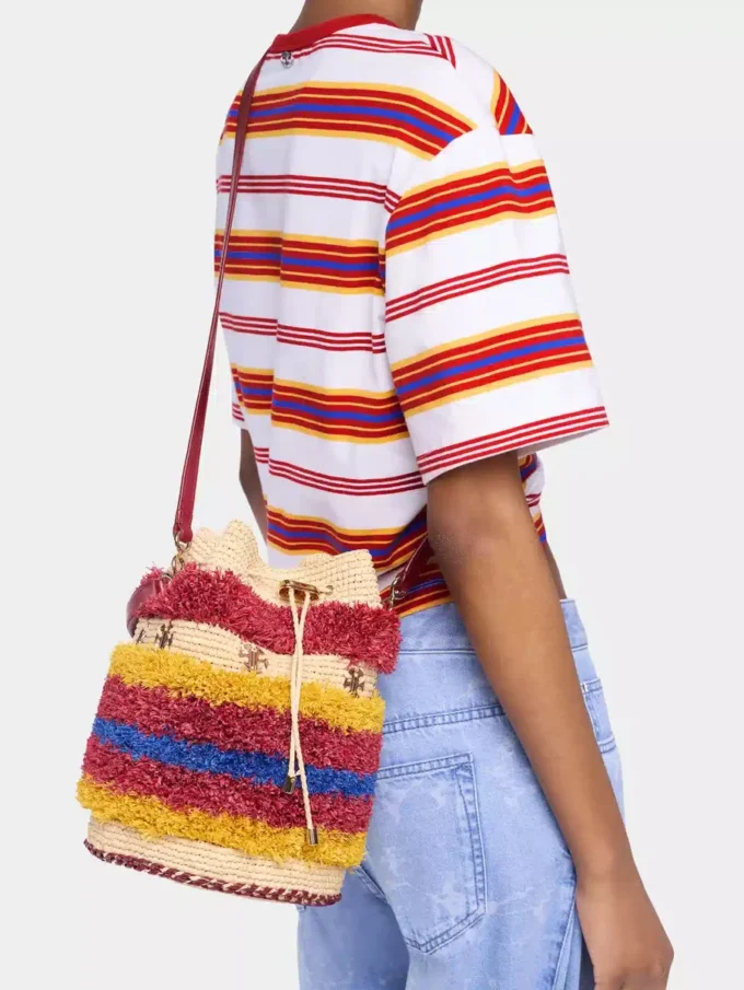 Geantă tip sac din rafie Geantă tip sac din rafie