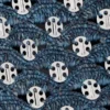 Geantă tote din rafie albastru denim