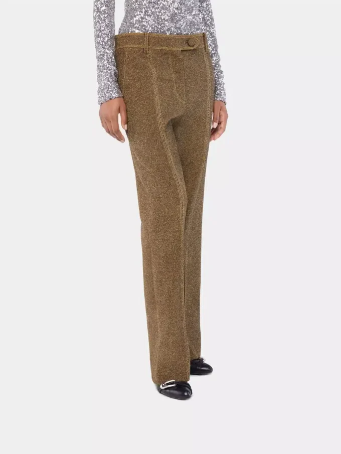 Pantaloni croiți din lână