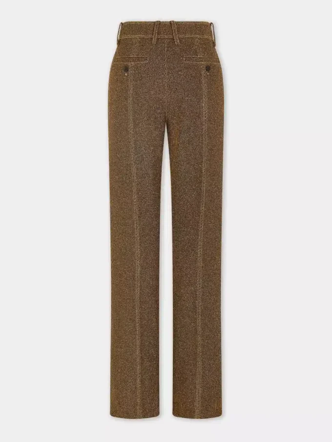 Pantaloni croiți din lână
