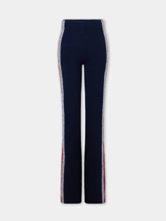 Pantaloni evazați din jersey terry