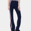 Pantaloni evazați din jersey terry
