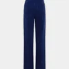 Pantaloni largi din catifea cu discuri 1969