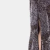 Rochie din crep cu broderie din perle