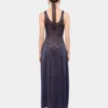 Rochie evazată din tricot cu detalii hotfix