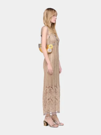 Rochie lungă croșetată