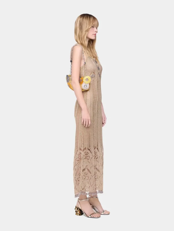 Rochie lungă croșetată