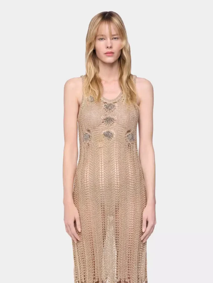 Rochie lungă croșetată