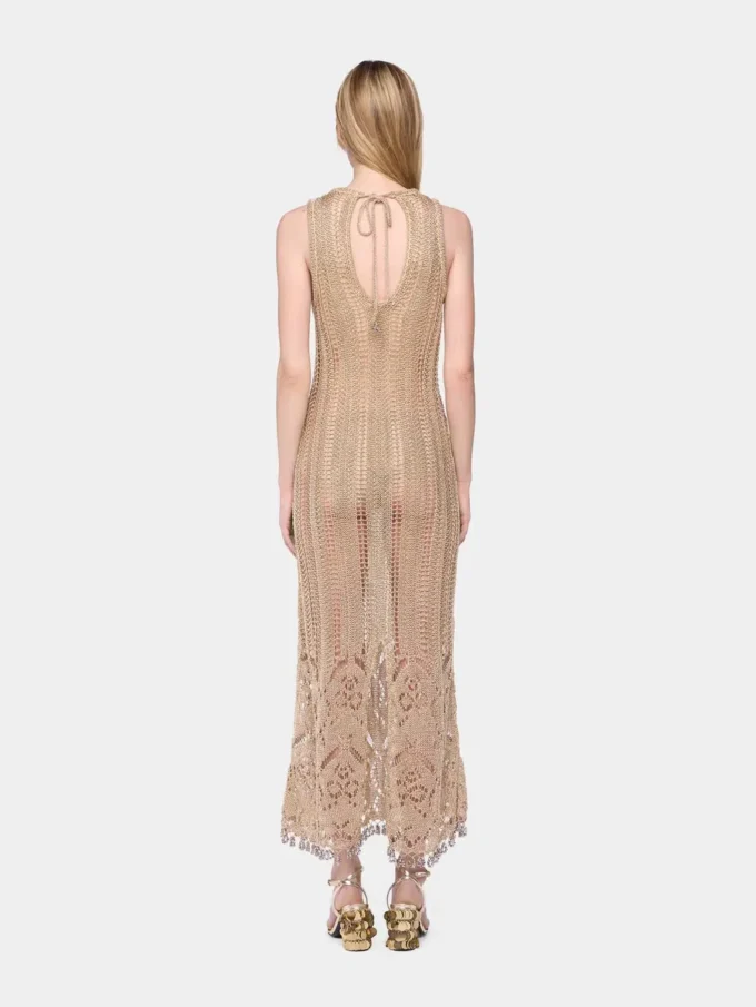 Rochie lungă croșetată