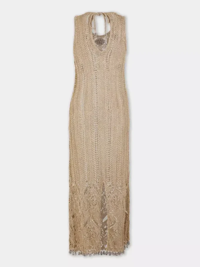 Rochie lungă croșetată