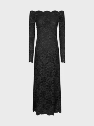 Rochie lungă din dantelă