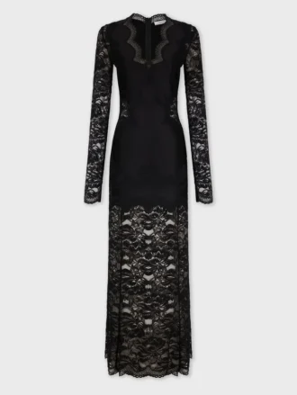 Rochie lungă din dantelă