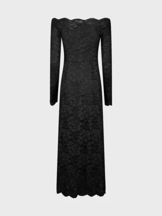 Rochie lungă din dantelă