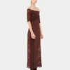 Rochie lungă din dantelă