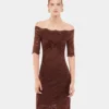 Rochie lungă din dantelă