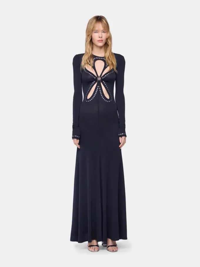 Rochie lungă din jersey, ca o a doua piele