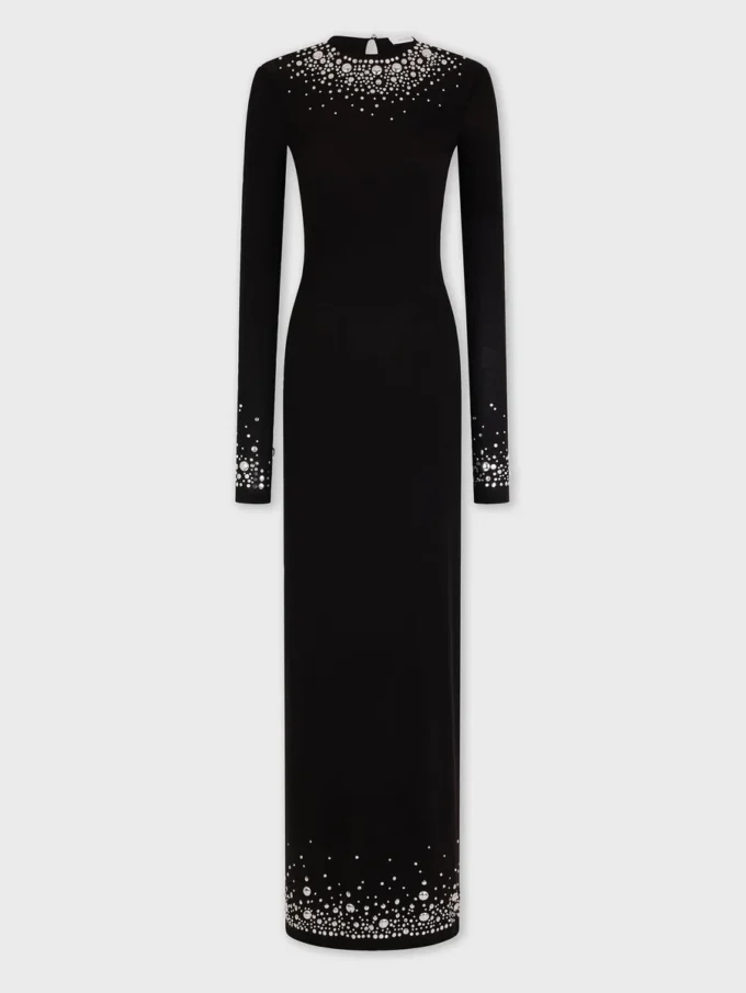 Rochie lungă din jersey, ca o a doua piele