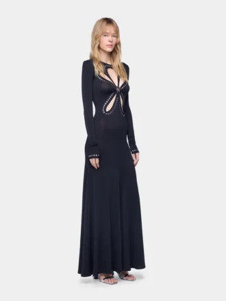 Rochie lungă din jersey, ca o a doua piele