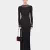 Rochie lungă din jersey, ca o a doua piele