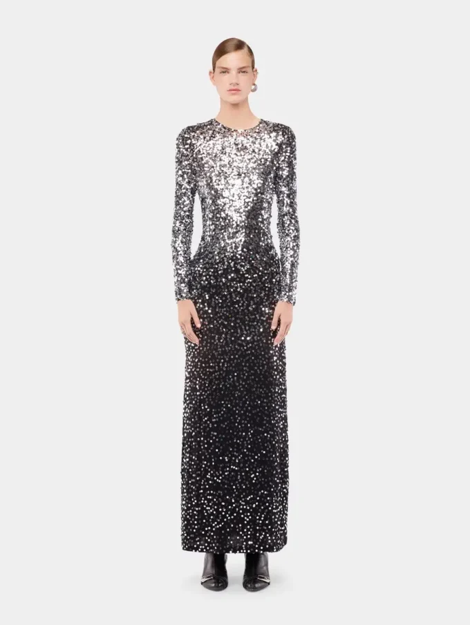 Rochie lungă din jersey, ca o a doua piele