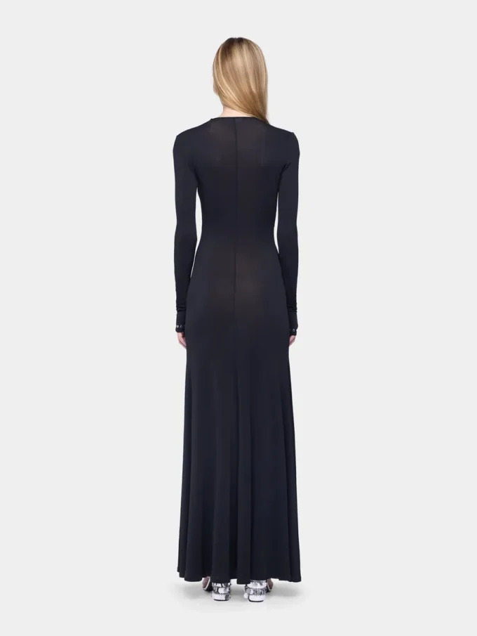 Rochie lungă din jersey, ca o a doua piele
