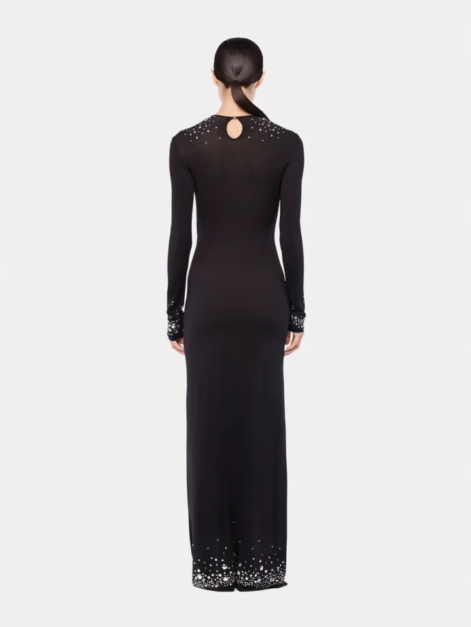 Rochie lungă din jersey, ca o a doua piele
