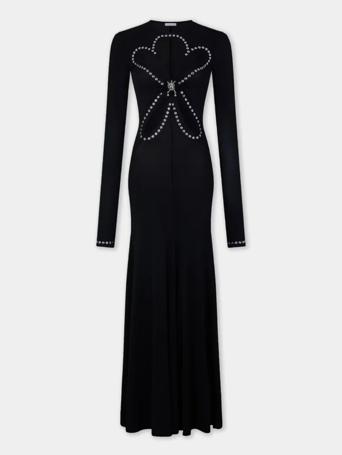 Rochie lungă din jersey, ca o a doua piele