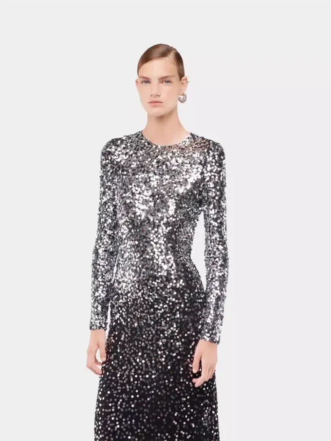 Rochie lungă din jersey, ca o a doua piele