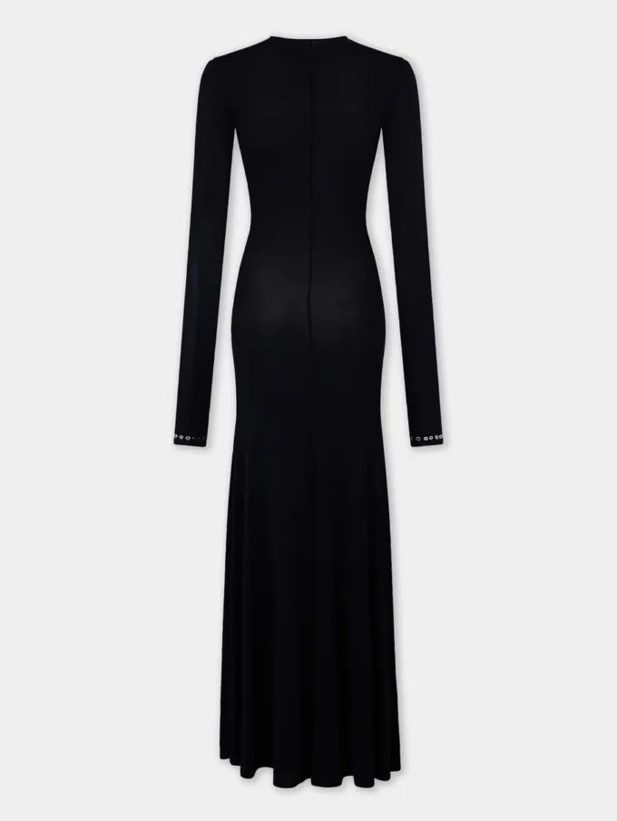 Rochie lungă din jersey, ca o a doua piele